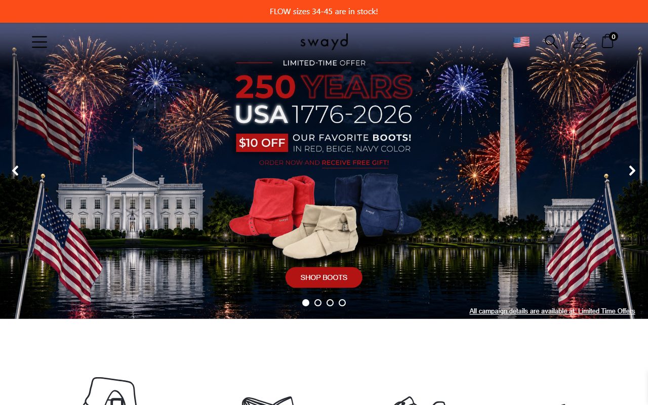 SWAYD Shoes — E-Commerce project by Muhammad Arfa Rehman